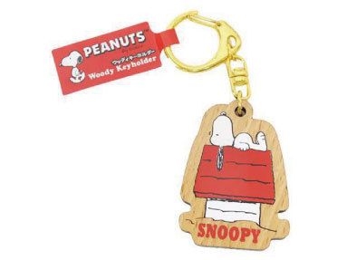 スヌーピー キーホルダー ウッディキーリング